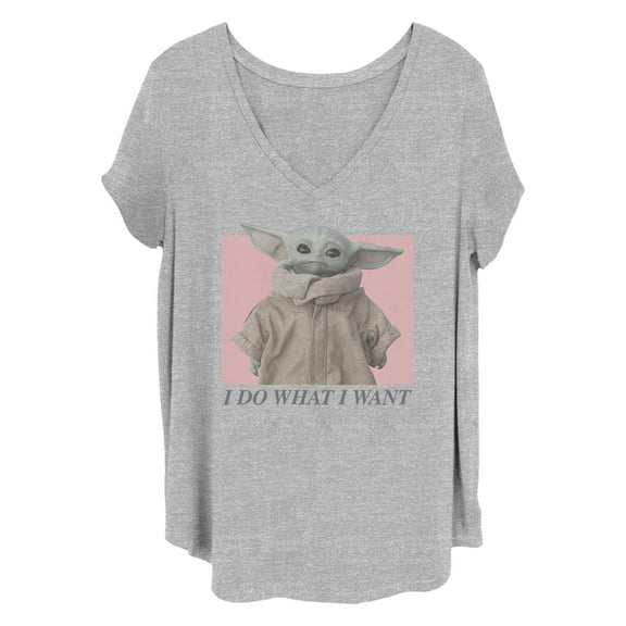 Women's Star Wars: The Mandalorian Grogu Do What I Want Graphic T-Shirt