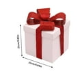 thumbnail image 3 of BotaniNest Bottom Ornament White Hotel Window Display Scene Arrangement With Lid Red Rope White Background Self Folding, 3 of 7