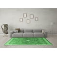 thumbnail image 3 of Ahgly Company Indoor Square Persian Emerald Green Traditional Area Rugs, 7' Square, 3 of 4