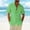 Green, variant on LMOIPLI Men's Short Sleeve Button Down Shirts Casual Textured Breathable Shirt Summer Fashion Hawaiian Beach Tops Khaki XXL