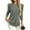 Army Green, variant on HAiming Womens Pullover Tunic Tops Casual Long Puff Sleeve Crewneck Lightweight Solid Color Loose Ribbed Clothes
