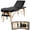 Black, variant on Yaheetech Adjustable Massage Bed 3 Sections Folding Massage Couch Portable Salon Bed Spa Table, Black