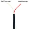 thumbnail image 5 of DC 12V to 5V Micro USB Cable Right Angle Plug, Dash Cam Hardwire Kit Micro USB Charger Car Direct Wired Charging Cable, 5 of 5