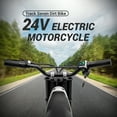 thumbnail image 3 of Track Seven 24V Electric Dirt Bike, 250W Ride on Motorcycle with Twist Grip Throttle, Hand-Operated Dual Brakes, Speed Up to 10 MPH, for Age 8-12, White, 3 of 10