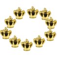 thumbnail image 2 of MasteelfCA 10pcs Mini Crown Charms DIY Mini Crown for DIY Crafts Jewelry Making Gift Decoration, 2 of 8