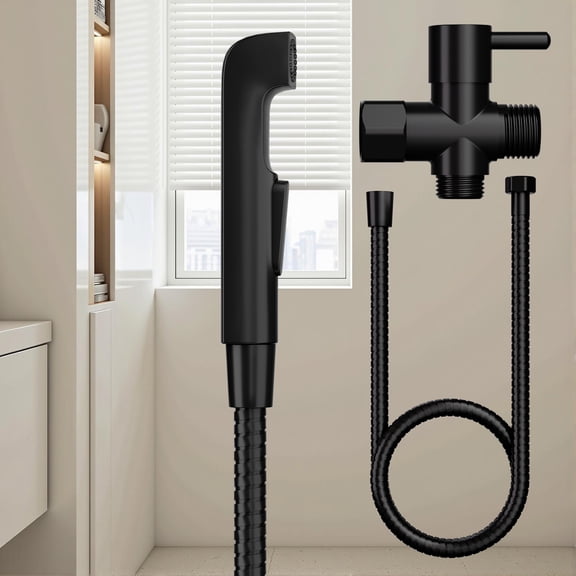 Premium Handheld Bidet Sprayer for Toilet, Adjustable Pressure Stainless Steel Bathroom Sprayer Kit with Holder