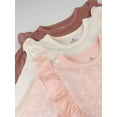 thumbnail image 3 of Honest Baby Clothing Organic Cotton Girl Long-Sleeve Ruffle Shirts, 3M to 24M, 3-Pack, 3 of 4