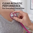 thumbnail image 3 of Prism Series Aluminum Dual Head Stethoscope, Magenta, Boxed, 3 of 11