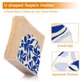 thumbnail image 4 of Table Napkin Holder, One Sizex1 Kitchen Napkin Holder Acrylic Napkin Holder Restaurant Napkin Holder Lovely Blue Pattern, 4 of 9