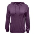 thumbnail image 4 of Vedolay Women's Pullover Sweatshirt Fashion Casual Star Printed Sweatshirt Crewneck Shirts Womens Fashion Purple,M, 4 of 5
