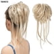 thumbnail image 1 of Nvzi Moño desordenado, postizo para moño despeinado, extensión de moños para el cabello, banda elástica para el cabello, postizos para el cabello, moño rizado, coletero para mujeres, rubio playero A, 1 of 3