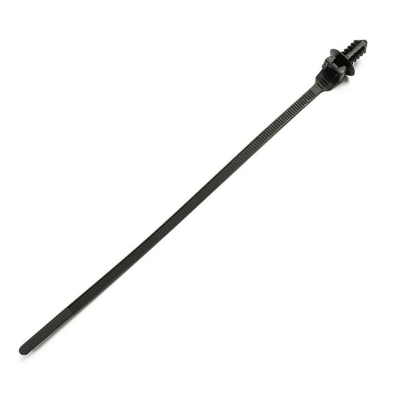100X Nylon Push Clips Wire Tie Released Zip Straps Pipe Cable Fastener Bundle Fangkenuo