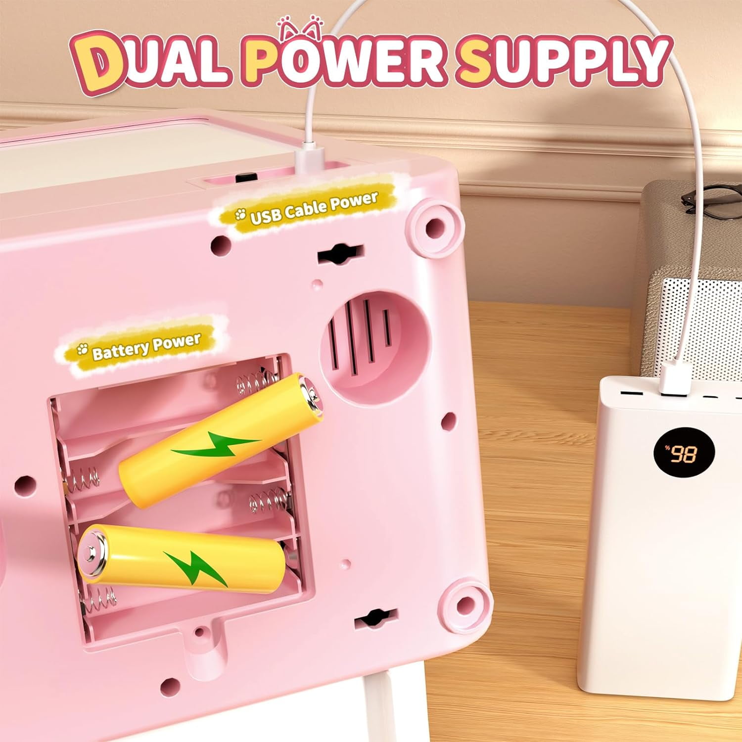 Sunforu Claw Machine ,Candy Vending Prize Machine Dispenser with LED Light & Adjustable Sound,Christmas Birthday Gift for Boys Girls Age 3+