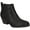 Black, variant on Bella Vita Womens LOU Leather Pull On Ankle Boots