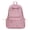 Pink, variant on Floral Pattern Bookbag 16.93 Inch Nylon Y2K Design Multi-pocket for Daily Commute Travel (Green)