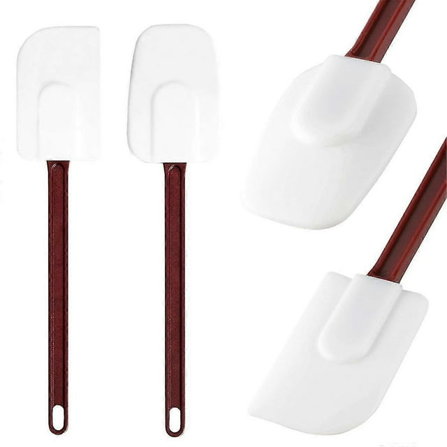 Heavy Duty Spatula and Spoonula High Heat Silicone Spatula Large Rubber Spatulas for Kitchen Use Co