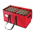 thumbnail image 2 of Sac de Rangement Cadeau de Noël Sac de Rangement avec Compartiments Boîte de Rangement en Tissu Oxford pour Décorations de Vacances (Rouge, 1pcs) Rkxzt, 2 of 9
