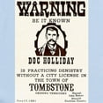 thumbnail image 2 of CafePress - Doc Holliday Infant Bodysuit - Baby Light Bodysuit, Size Newborn - 24 Months, 2 of 4