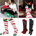 thumbnail image 4 of Calcetines novedosos para mujer: calcetines navideños hasta la rodilla: calcetines divertidos para las fiestas, 4 of 5