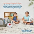 thumbnail image 4 of ECR4Kids Double-Sided Book Caddy with Countdown Timer, Portable Library, Grey Wash, 4 of 9