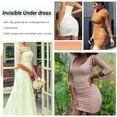thumbnail image 6 of Vaslanda 2 Pack Shapewear Dress Slip for Under Dresses Half Slip Tummy Control Seamless Slimming Slip Body Shaper, 6 of 6