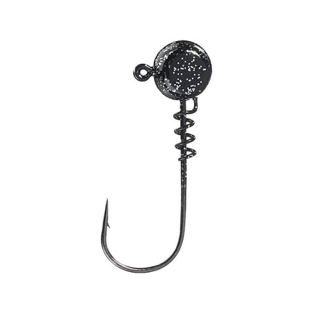 Buckeye Lures G-Man Finesse Swimbait 1/8oz Jighead Black/Silver