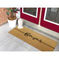 thumbnail image 2 of "Bonjour" Large Coir Double Door Mat #NIV78, 2 of 2