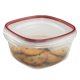 thumbnail image 1 of Recipiente Rubbermaid Lock-Its para almacenamiento de alimentos, 14 tazas, color rojo, 1 of 6