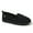 Black, variant on Women's Rachel Velour Closed Back House Slipper