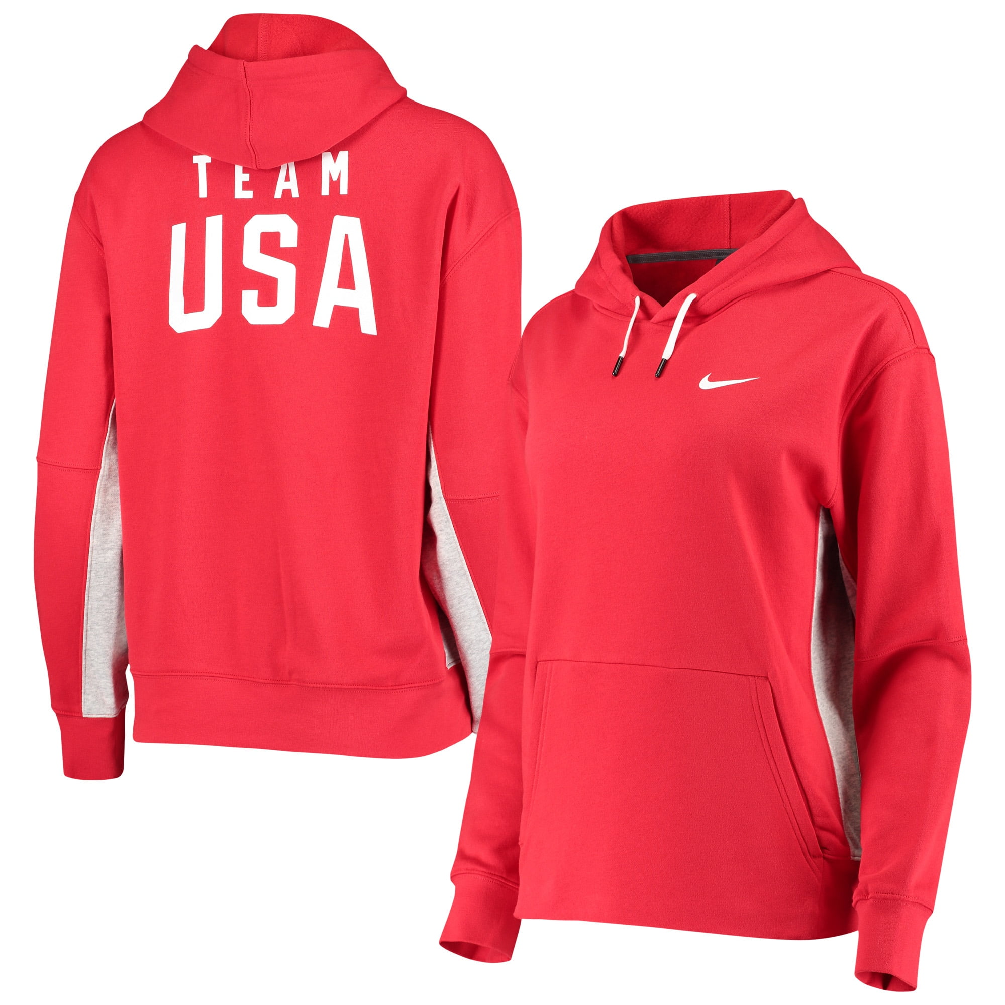 red nike hoodie and sweatpants set