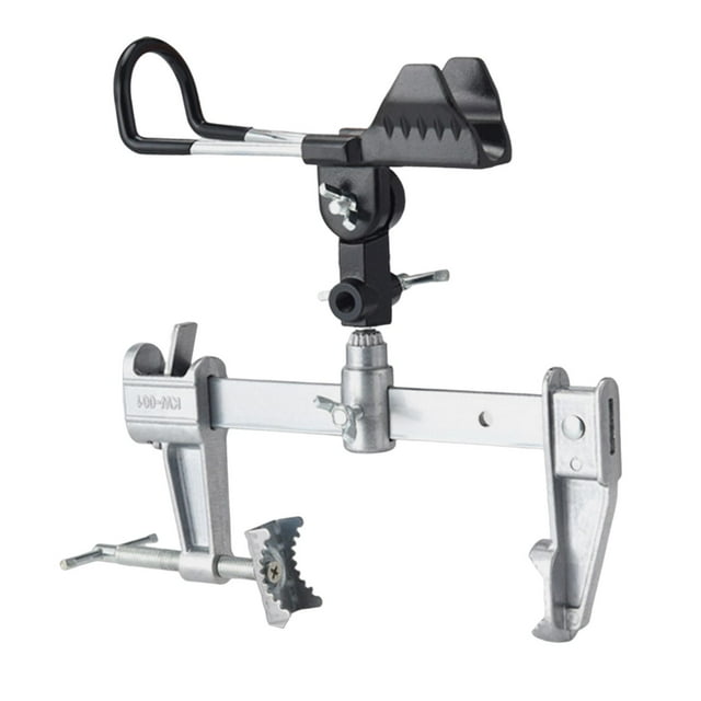 Support de Canne à Pêche Repose-Tige de Bateau Flexible Stable Léger Portable Facile à Transporter Pince sur le Type Support de Poteau Réglable Durable 23cm