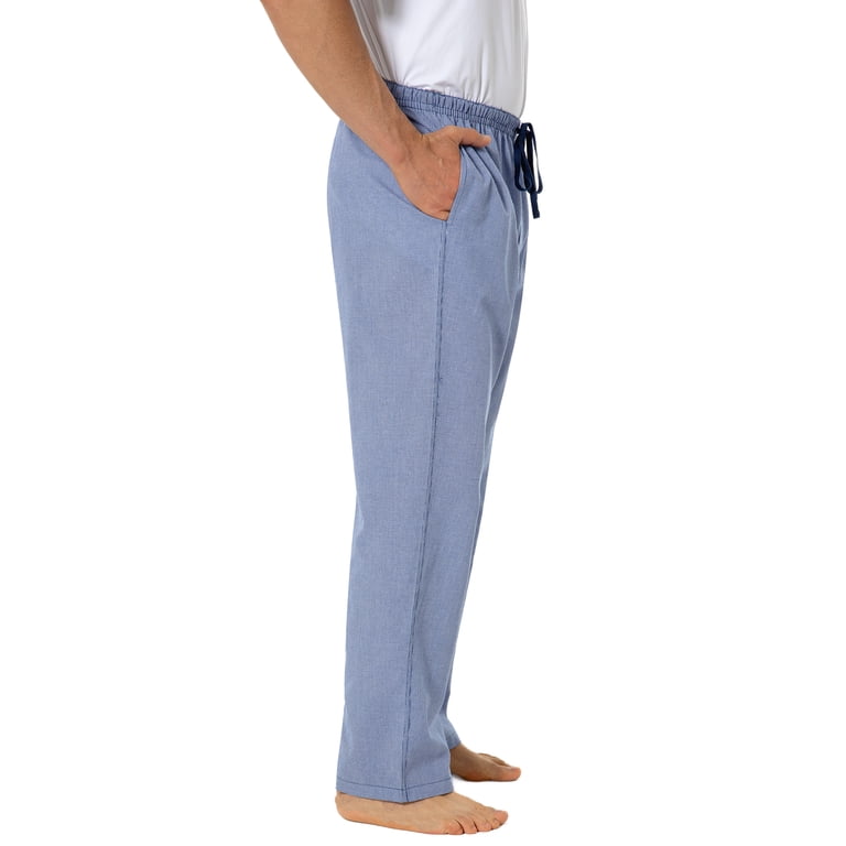 Onimisc Men's 100% Cotton Plaid Pajama Pants photo 4
