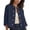 Navy, variant on Endives Linen Shirts For Women Button Down Shirt Summer Solid Color Casual Half Sleeve Blouse Beach Loose Shirt Womens Tops Pink