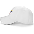 thumbnail image 2 of Venezuela Flag Baseball Cap Summer Sun Hat Gift Women Trucker Hat Snapback Hat Men Dad Hat Black, 2 of 8
