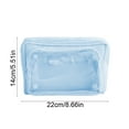 thumbnail image 3 of AuroraX Large Capacity Pencil Pouch With Removable Clear Pocket,Blue Pencil Case,9-Layer Partition Pen Bag,For Study, 3 of 6
