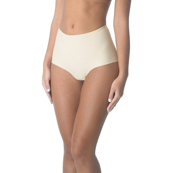 COVER GIRL Shapewear Waist Cincher Seamless Shaping Brief Breathable Tummy Control Panties | CG1320 (Nude, Large)