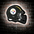 thumbnail image 2 of Pittsburgh Steelers LED Wall Helmet, 2 of 5