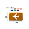 thumbnail image 4 of Unique Bargains Travel Aluminum Luggage Tags Holders For Baggage Suitcases, 2/7 Pack, 4 of 6