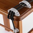 thumbnail image 3 of 10Pcs Desktop Cable Holder Clip Line Organizer Tool Cord Management Hooks for Office Home, 3 of 4