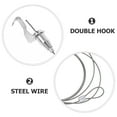 thumbnail image 3 of SKISUNO Heavy Duty Steel Picture Hanging Wire Kit with Hooks for Home Use Adjustable Length Silver, 3 of 8