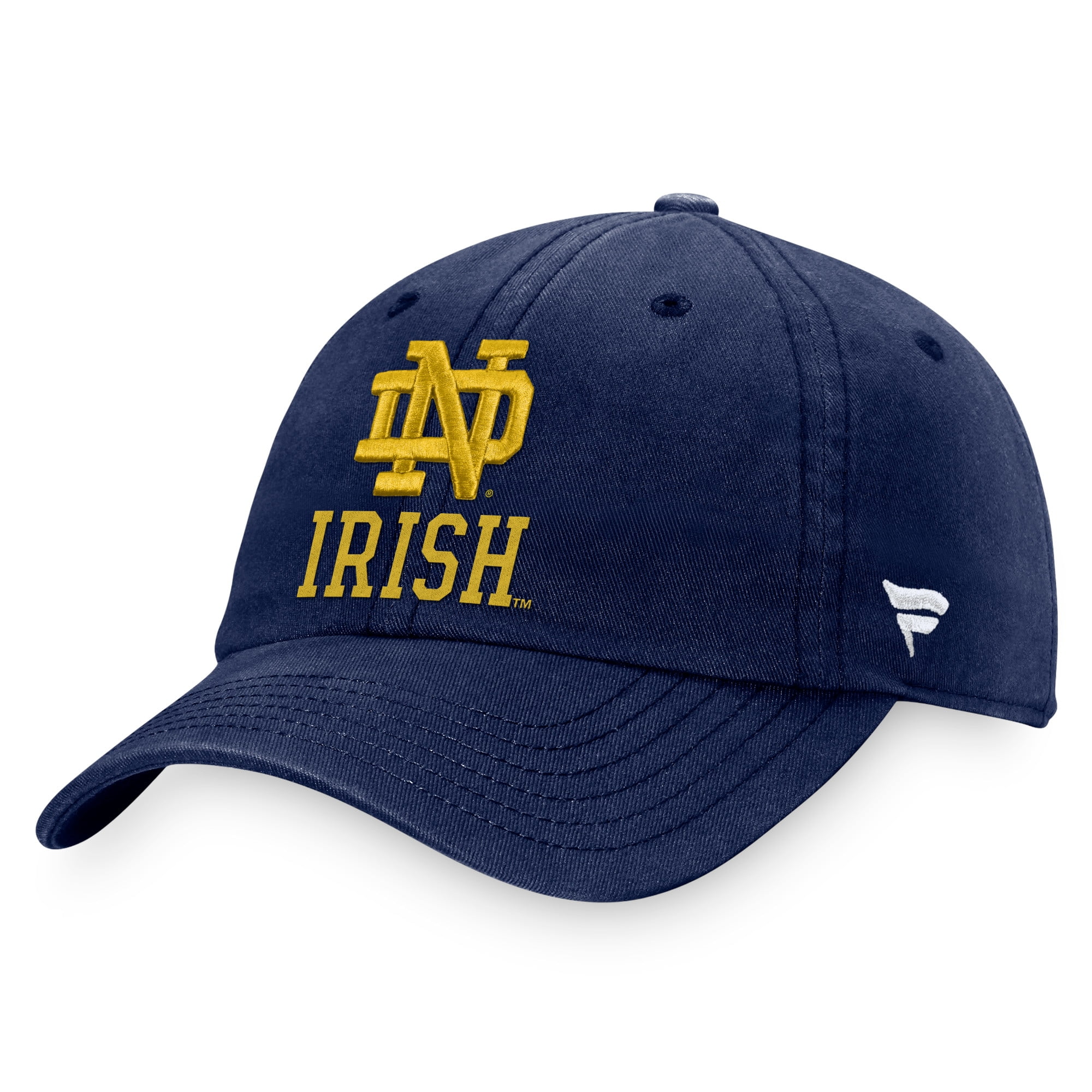 Notre Dame Fighting Irish Fanatics Branded Core Fundamental Adjustable Hat  - Navy - OSFA - Walmart.com