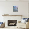 thumbnail image 2 of Stupell Industries Sunset Moon Warm Pink Beach Sky Coastal Photography Gallery Wrapped Canvas Print Wall Art, 2 of 5