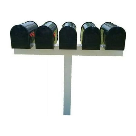UPC: 0860441001680 | Handy Post 5 HP-1W5 Vinyl Mailbox Post Sleeve White 42-in H x 54-in W x 5-in D