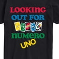 thumbnail image 3 of Uno - Looking Out for Numero Uno - Men's Short Sleeve Graphic T-Shirt, 3 of 5