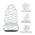 thumbnail image 4 of Wukai Cute Shark Full Set Car Seat Covers with Soft Padding Universal Auto Front Seats Protector and Cushion Mat, 4 of 5