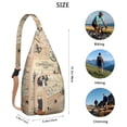 thumbnail image 4 of Trip Essentials Sling Backpack - Compact Lightweight Shoulder Bag for Vacation & City Exploration, Fashionable Anti-Theft Design, 4 of 4