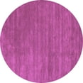 thumbnail image 1 of Ahgly Company Indoor Round Abstract Purple Contemporary Area Rugs, 5' Round, 1 of 4
