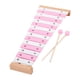thumbnail image 4 of Xilófono de Percusión Hugo de 15 Notas Rosa con 2 Mazos, 4 of 9