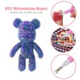 thumbnail image 1 of Pintura de diamante DIY Oso Violento Likrtyny Mosaico Hecho a Mano Azul 23*7,5*3,5 cm, 1 of 9