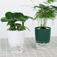 thumbnail image 4 of Double Stockage d'Eau Pot de Fleurs Rond à Aspiration Automatique Paresseux, 4 of 6